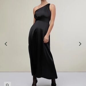 Rachel Parcell Elegant Black One-Shoulder Dress